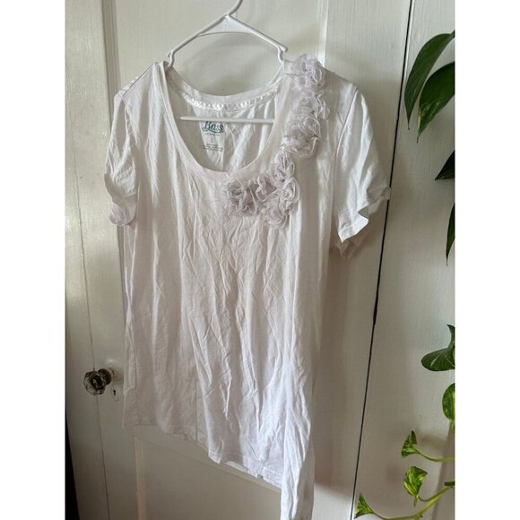 G.H. Bass women’s size large white blouse - Picture 2 of 6